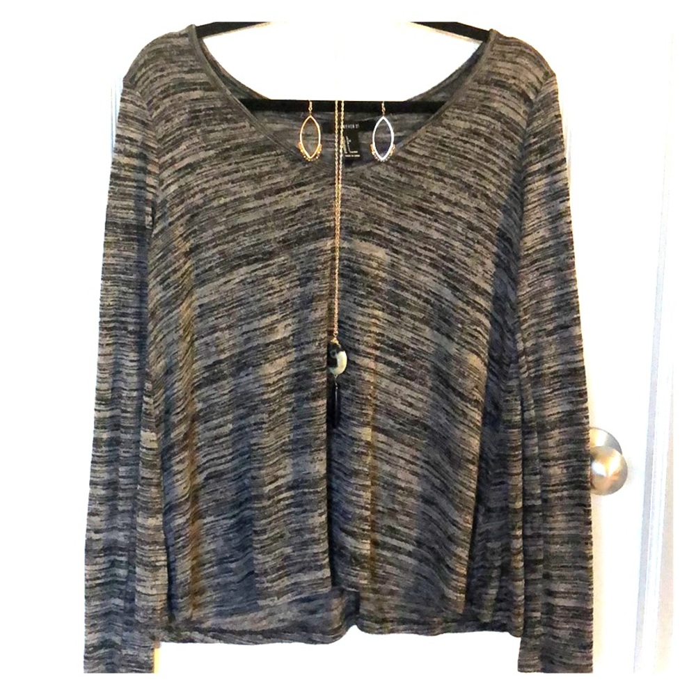 Black and White Long Sleeve Shirt
